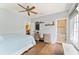 Bedroom with work desk and en-suite bathroom at 90 Bahama Cir, Tampa, FL 33606