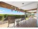 Inviting outdoor living space features comfortable seating and scenic views at 9048 Wharf Ave, Placida, FL 33946