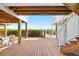 Enjoy the outdoor space with seating, water views and tropical landscaping at 9048 Wharf Ave, Placida, FL 33946