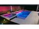 A luxurious pool and spa with integrated lighting create a stunning outdoor oasis for relaxation and entertainment at 11146 Rustic Timber Loop, San Antonio, FL 33576