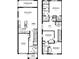 Detailed floor plan showcasing the layout of the home's bedrooms, bathrooms, kitchen, and living areas at 11404 Velvet Apricot Dr, Land O Lakes, FL 34638