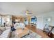 Inviting living area with plenty of seating and natural light throughout at 1500 Sunset Rd # F8, Tarpon Springs, FL 34689