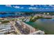 Panoramic aerial view of the community, featuring coastal landscapes, waterways, and urban development at 1847 Shore S Dr # 204, South Pasadena, FL 33707
