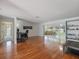 Open floor plan combining the living area and office, providing ample space at 2673 Clubhouse S Dr, Clearwater, FL 33761