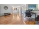 Spacious living area with hardwood floors and neutral colors, ready for personalized décor at 2673 Clubhouse S Dr, Clearwater, FL 33761