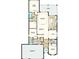 Detailed floor plan showcasing the layout of the home with bedrooms, bathrooms, and open living spaces at 29936 Rusco Ct, Wesley Chapel, FL 33543