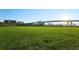 View of an expansive green lawn next to an overpass with palm trees and a cityscape in the background at 331 Cleveland St # 402, Clearwater, FL 33755
