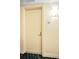 Condo entry door with hallway, showing unit number at 331 Cleveland St # 402, Clearwater, FL 33755