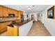 A beautifully updated kitchen featuring stainless steel appliances and granite countertops, great for cooking and entertaining at 331 Cleveland St # 402, Clearwater, FL 33755