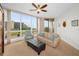 Bright condo living room featuring floor-to-ceiling windows with views at 331 Cleveland St # 402, Clearwater, FL 33755