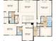 Upstairs floor plan showcasing the primary suite, game room, three additional bedrooms, and laundry room at 3409 Lumber Falls Dr, Plant City, FL 33565