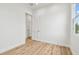 Bright bedroom with hardwood floors, large window and closet at 3455 17Th S Ave, St Petersburg, FL 33711