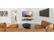 Spacious living room with stylish decor, natural light, and open layout at 416 Graham Dr, Clearwater, FL 33765