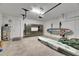 This garage features lots of storage space, plus plenty of room for gear and equipment at 5601 Limelight Dr, Apollo Beach, FL 33572