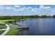 A beautiful lake view from the property, perfect for relaxation and enjoying nature at 5601 Limelight Dr, Apollo Beach, FL 33572