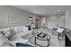 Cozy carpeted loft area with a comfortable sofa and stylish decor at 5601 Limelight Dr, Apollo Beach, FL 33572