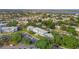 An aerial view of the complex surrounded by verdant trees with lake in the background at 8533 110Th St # 207, Seminole, FL 33772