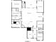 Detailed first-floor layout featuring primary bedroom, kitchen, living room, and more at 14421 Swiss Bridge Dr, Lithia, FL 33547