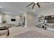 Open living area with modern furniture, large TV, and stylish decor creating a relaxing atmosphere at 14421 Swiss Bridge Dr, Lithia, FL 33547