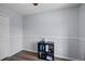 Office space with hardwood floors, neutral walls and a ceiling fan at 1601 Fluorshire Dr, Brandon, FL 33511