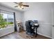 Bright office space with hardwood floors and large window at 1601 Fluorshire Dr, Brandon, FL 33511