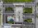 Bird's eye view showcasing community amenities like a pool, with convenient rooftop parking at 1810 E Palm Ave # 5114, Tampa, FL 33605