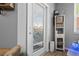 Entryway with natural light from door and modern decor at 1810 E Palm Ave # 5114, Tampa, FL 33605
