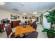 Comfortable community room with tables, chairs, decor, and plenty of space for gathering and relaxing at 19531 Gulf Blvd # 604, Indian Shores, FL 33785