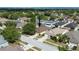 Aerial view of the neighborhood showcasing the home's location within the community at 24405 Summer Wind Ct, Lutz, FL 33559