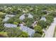 Picturesque aerial view of the community, highlighting lush greenery and the close proximity to the highway at 3261 Haviland Ct # 303, Palm Harbor, FL 34684