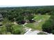 Aerial view featuring green space and a playground, providing a Gathering-friendly community amenity at 701 W Idlewild Ave, Tampa, FL 33604