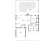 Detailed floor plan showing layout with kitchen, living room, bedrooms, bathrooms, garage, and screened swimming pool at 12641 98Th St, Largo, FL 33773