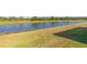 This property has a pond with lush trees at 13334 Palmera Vista Dr, Riverview, FL 33579