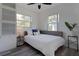 This bedroom features hardwood floors and natural light at 1411 Gray S St, Gulfport, FL 33707