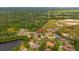 Discover the property from above, surrounded by lush greenery in a peaceful neighborhood setting at 2539 Centennial Falcon Dr, Valrico, FL 33596