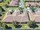 High-angle view of the home showcasing roof and landscaping at 305 Bluewater Falls Ct, Apollo Beach, FL 33572