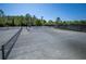 Well-maintained community tennis courts with professional nets and backdrops, ideal for recreational play at 4405 Barletta Ct, Wesley Chapel, FL 33543
