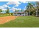 Charming single-story home with a welcoming front porch and a lush green lawn with mature trees at 602 Stephens Rd, Ruskin, FL 33570