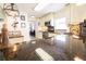 Updated kitchen with granite countertops, stainless steel appliances, and plenty of natural light at 6060 Shore S Blvd # 200, Gulfport, FL 33707