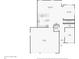 Detailed floor plan of the home's first level, showcasing the layout and room dimensions at 714 S Lois Ave, Tampa, FL 33609