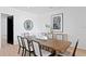 Elegant dining room featuring a large table, modern chairs, and stylish décor at 98 W Davis Blvd, Tampa, FL 33606