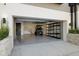 Spacious garage features modern lighting and plenty of room for parking at 98 W Davis Blvd, Tampa, FL 33606