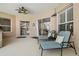 Lanai with lounge chairs and outdoor dining with a view of the pool at 12523 Riverglen Dr, Riverview, FL 33569