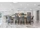 Spacious kitchen with a large island, stainless steel appliances, and modern finishes at 139 Wall St, Redington Shores, FL 33708