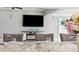 Modern kitchen with an open concept living space featuring a large island at 139 Wall St, Redington Shores, FL 33708