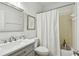 Classic bathroom with a tub/shower combination and vanity with sink at 14705 Canopy Dr, Tampa, FL 33626