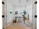 Bright and airy home office with natural light, modern décor, and hardwood flooring at 1514 55Th N Ave, St Petersburg, FL 33703