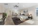 Spacious main bedroom retreat with a seating area, and ample natural light for relaxation and comfort at 20146 Heritage Point Dr, Tampa, FL 33647