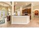 Open-concept kitchen with granite countertops, and stainless steel appliances at 2613 Bonterra Blvd, Valrico, FL 33594