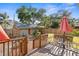 Inviting backyard deck with seating, offering a relaxing outdoor space near the shed and garden at 3120 8Th N Ave, St Petersburg, FL 33713